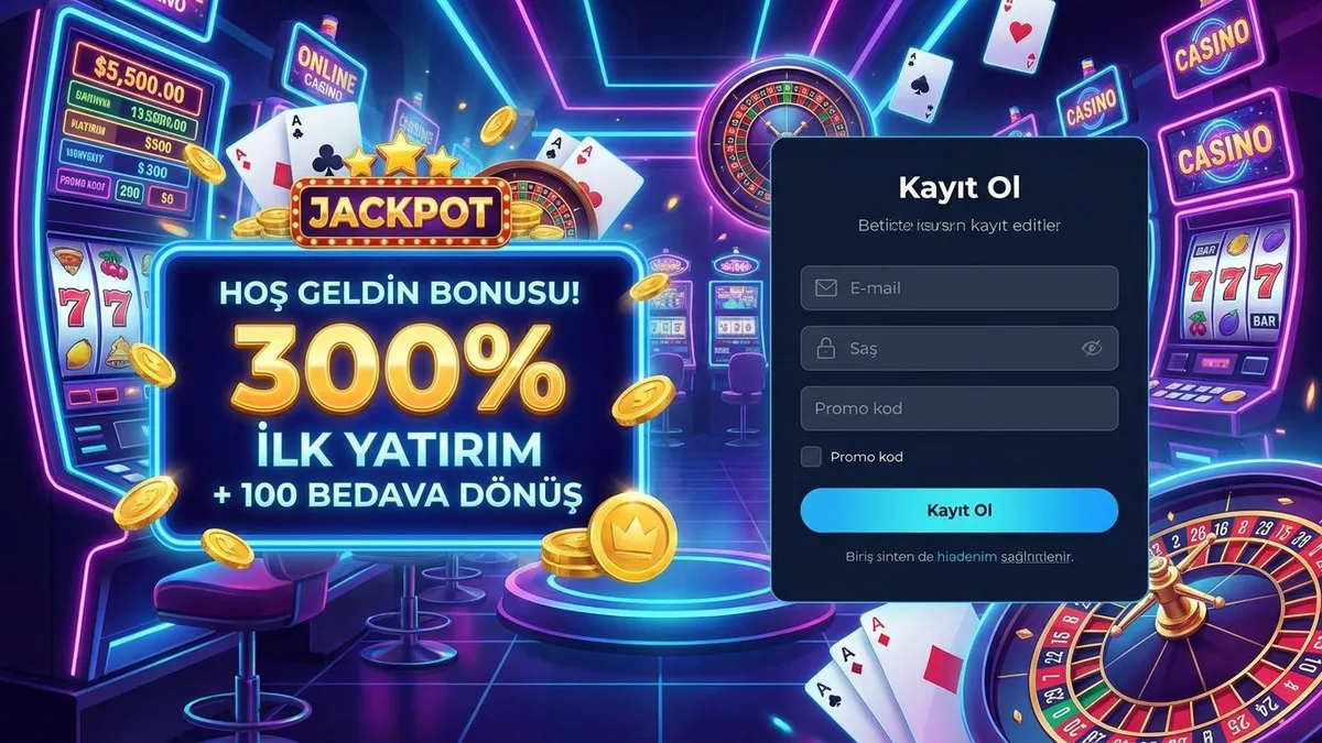 Bonusla kayıt ol